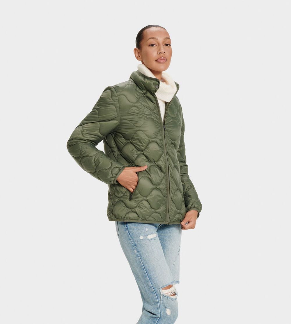 Ugg Jackets Canada - Ugg Women's Selda Packable Quilted Olive